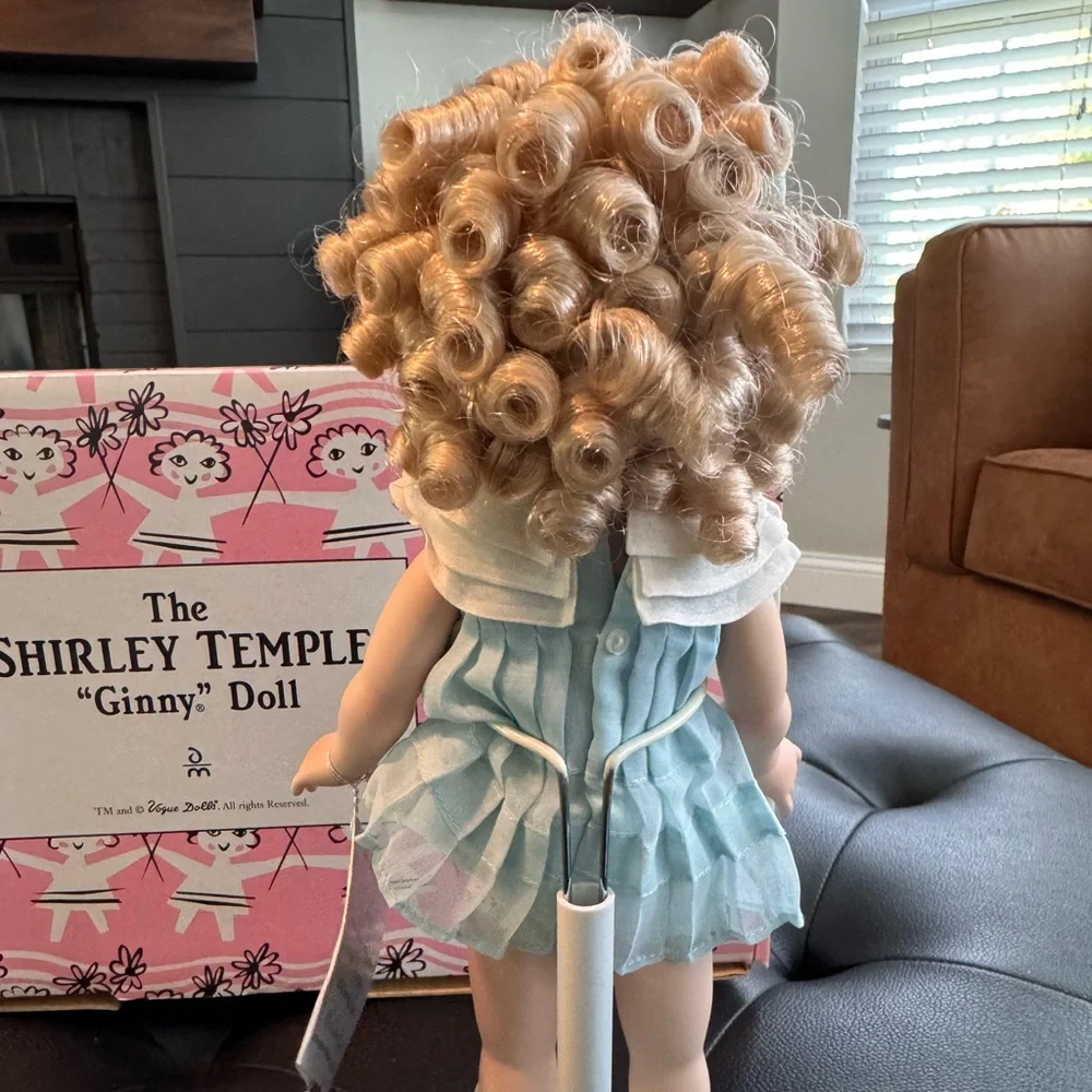 Shirley Temple Ginny Doll in Blue Dress - Picture 3 of 3